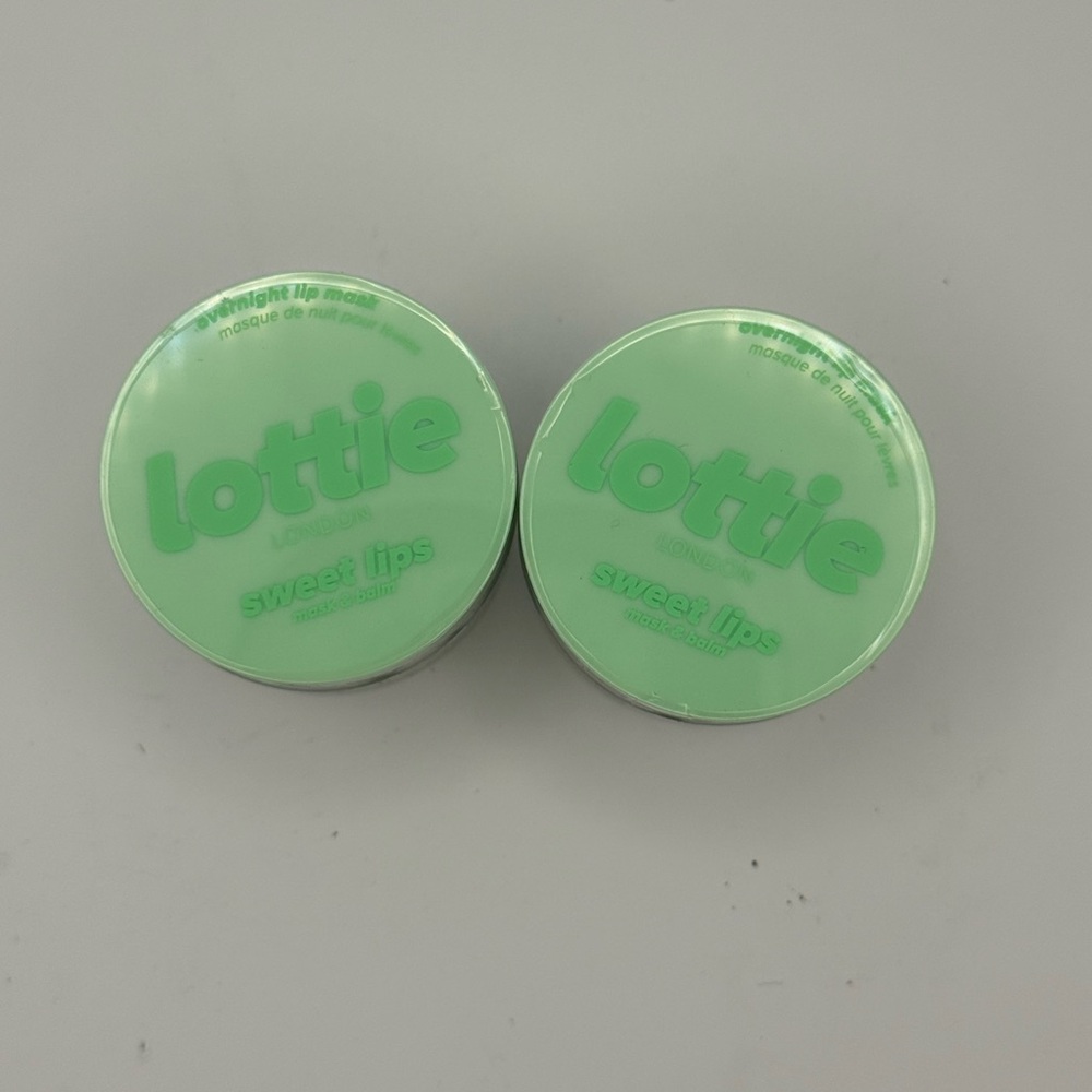 Lottie London Sweet Lips Lip Mask & Balm Duo (2 pack) Minted